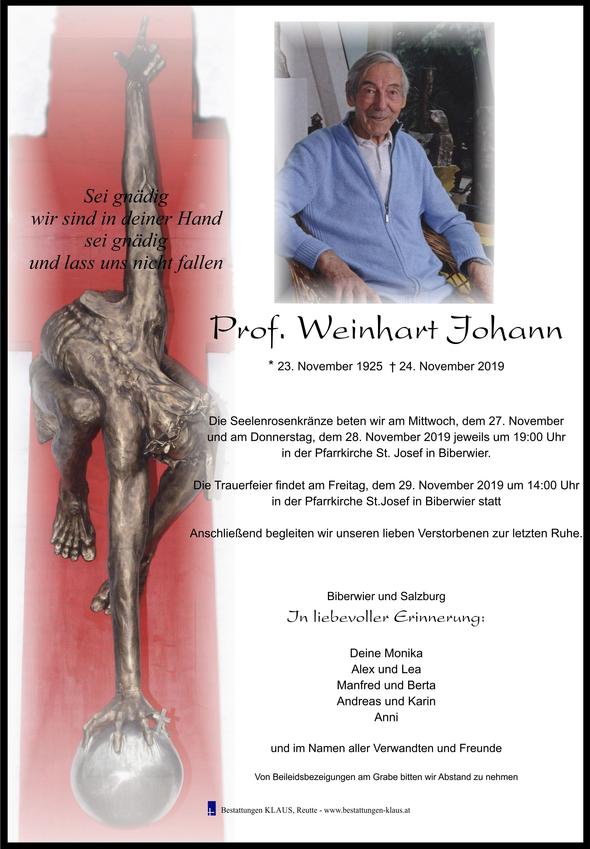 Prof.Johann Weinhart